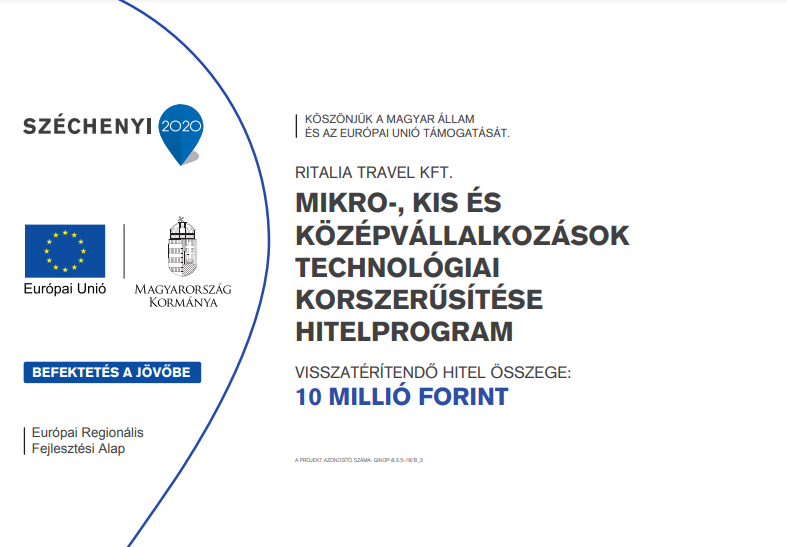 GINOP-8.3.5-18/B_3 Mikro-, kis és középvállalkozások technológiai korszerűsítése hitelprogram